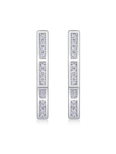 1Galaxy Wandering Diamond Set Moissanite Silver Earrings Luxury Fashion Diamond Earrings Stud Earrings Prohibit Tk Sales
