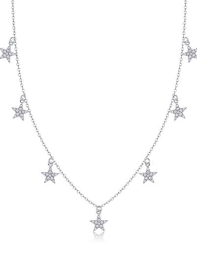 1Star Love - A Fashionable And Luxurious Diamond Jewelry Pendant Set With Moissanite S925 Sterling Silver And Platinum Plating Prohibit Tk Sales