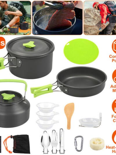 16 Camping Cookware Sets