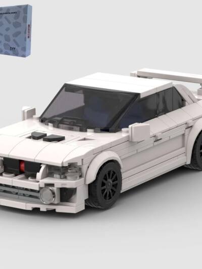 336PCS White Sports Car Toy Building Set,Speed Champion Building Blocks,DIY Vehicles For Adults,Teens And Kids