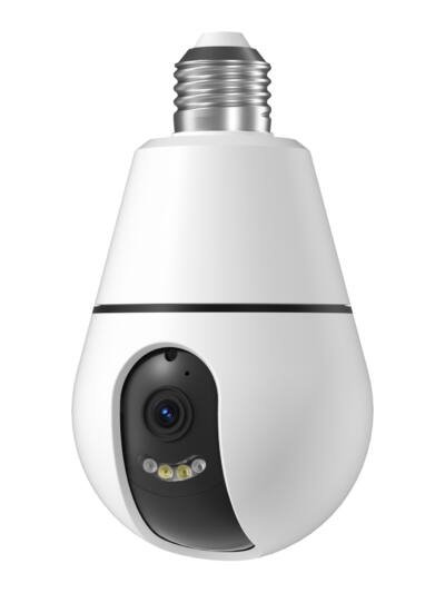 360° AI Detection WiFi Light Bulb Security Camera, E27