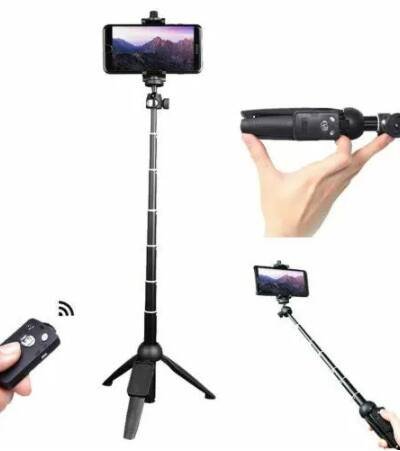 40-Inch Bluetooth Selfie Stick Tripod for iPhone & Android