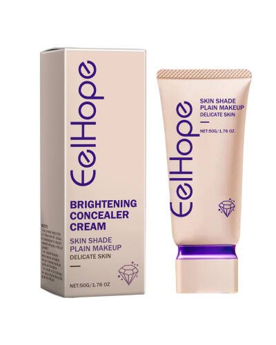 Eelhope Concealer Light Cover Natural, Refreshing And Moisturizing Delicate Nude Makeup Lazy Face Cream