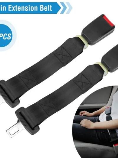 Car Seat Belt Extender 14.4 Inch, 2-Pack