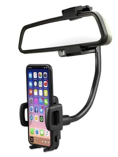 Universal Car Rearview Mirror Mount Stand Holder Cradle For Cell Phone GPS