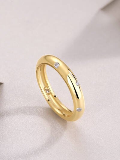 1Starry Diamond Ring Wedding Ring Luxury Fashion Moissanite Silver Ring Prohibit Tk Sales