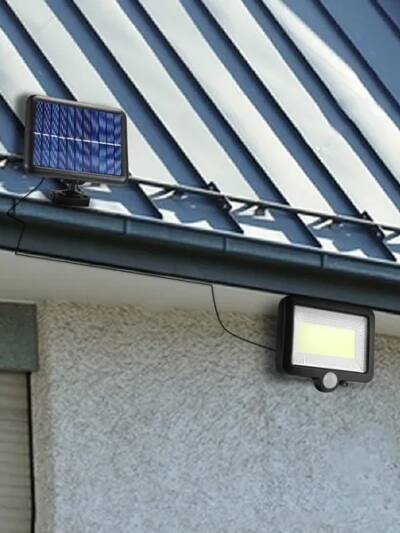 Solar Powered Wall Lights Outdoor LED Beads Motion Sensor Lamp