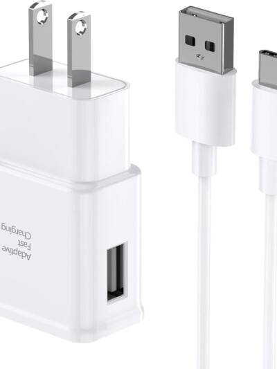 Type C Charger Fast Charging, 2 Pack USB C Android Phone Wall Block