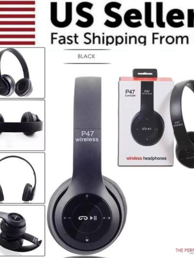 Wireless Bluetooth 5.0 Headphones Headset Over-Ear FM Radio MIC Foldable TF Card