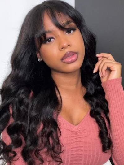 Machine-Made Body Wave Human Hair Wig