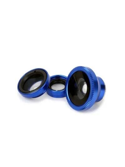 Phone Camera Lens Kit Magnetic 180°Fisheye Lens 0.67xWide Angle 10X Macro Lens