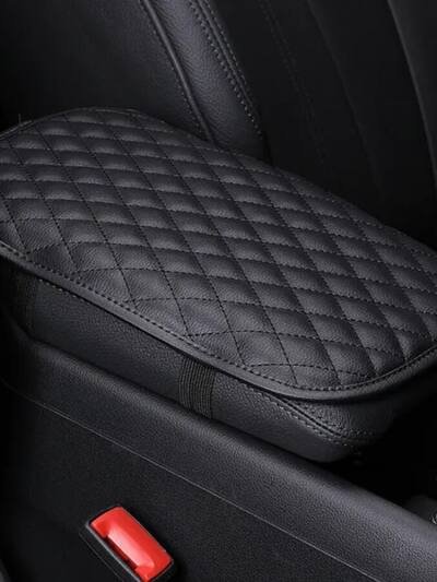 Car Armrest Pad Cover PU Leather Auto Center Console Seat Box Cover Protector Car Accessories Armrest Cushion Pad