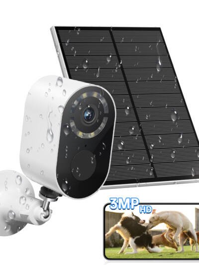 Solar Powered Outdoor WiFi Security Camera