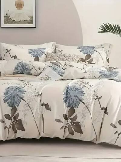 Haoyijia Big Flower Duvet Cover Queen