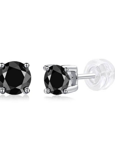 1Pure Love Luxury Fashion Diamond Earrings Stud Set Mosan Diamond Silver Jewelry Prohibit Tk Sales