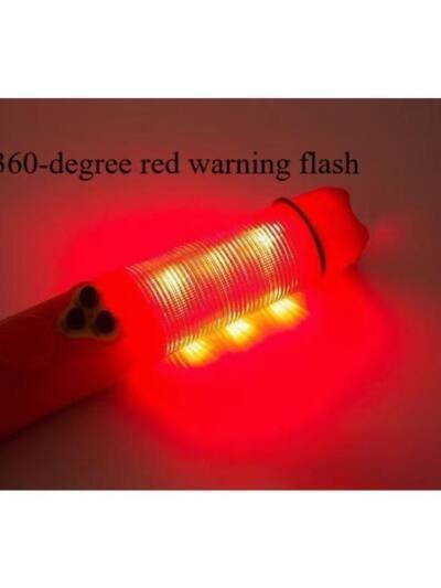 Red&Yellow Multi-functional Car Safety Hammer With Flashlight