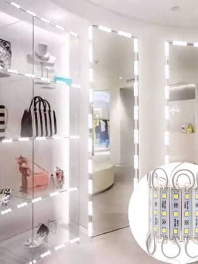 LED Waterproof Module Light, One Board With 60 Lights And 10ft White Light, Not Shipped On Weekends