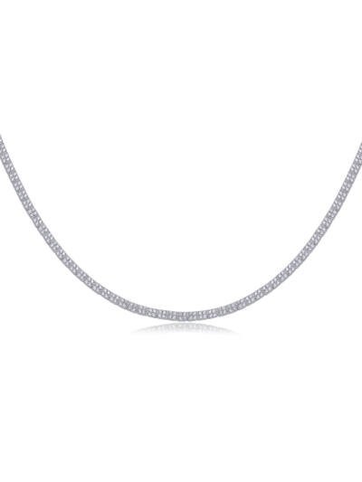 1Winter Lake Luxury Fashion Set Mosan Diamond S925 Silver Necklace Rivaling Natural Diamonds Prohibit Tk Sales
