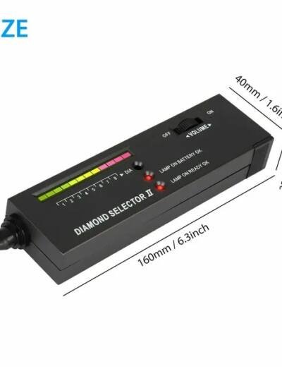 Portable Diamond Tester Selector Illuminated Jewelry Gemstone Testing Tool Kit