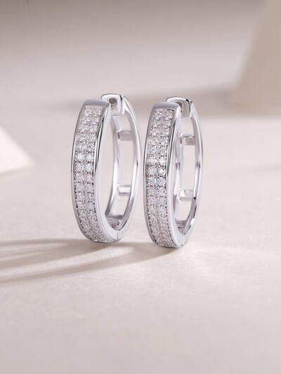 1Firefly Light - Moissanite S925 Sterling Silver Earrings With