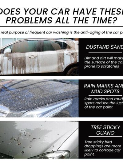 3-in-1 Ceramic Car Coating Spray for Paint, Plastic & Glass