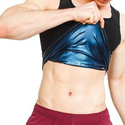 Men Neoprene Sweat Sauna Vest Body Shapers Corset Waist Trainer