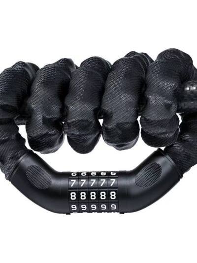 Bike Chain Lock, 5-Digit Combination Heavy Duty Anti-Theft Security