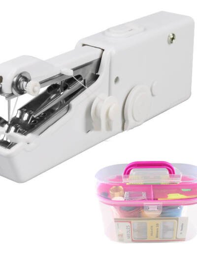 Handheld Portable Electric Sewing Machine Set Mini Household Handy