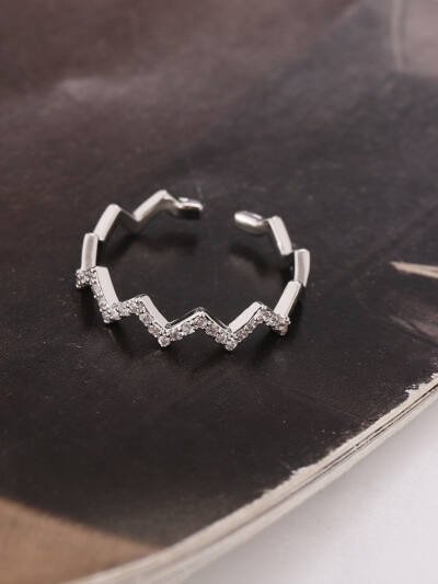 Micro Inlaid Zircon Temperament Full Diamond Ring
