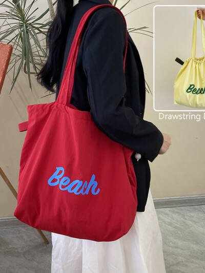 Canvas Bag Large Capacity Women's Shoulder Bag