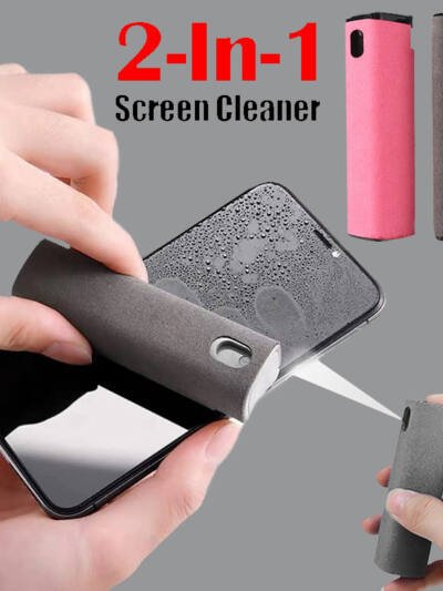 Mobile Phone Screen Cleaner Artifact Storage Integrated Portable