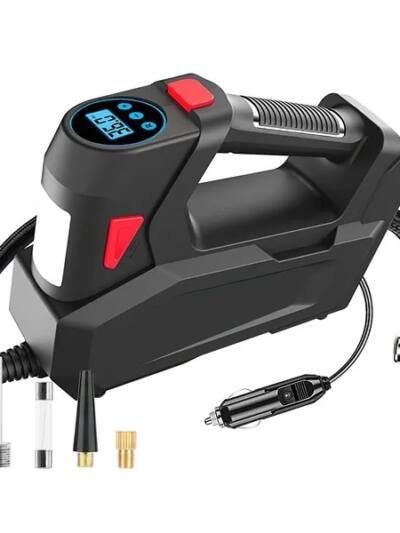 Portable Tire Inflator 120 PSI Maximum 90W Powered Pump With Digital