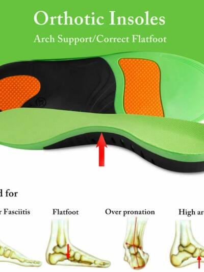 Orthotic Shoe Insoles Inserts Flat Feet High Arch Support For Plantar