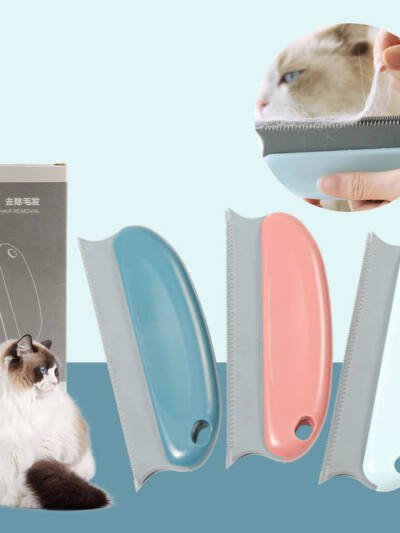 Multifunctional Silicone Pet Hair Removal Comb