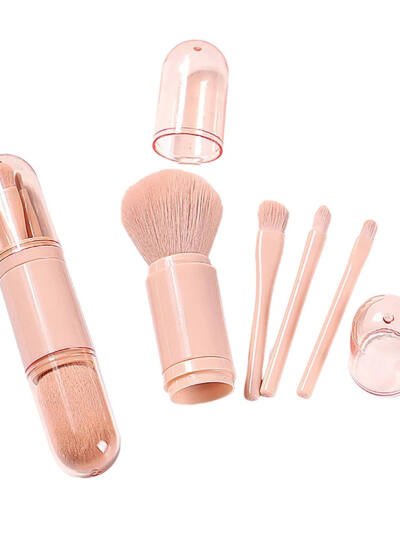 4in1 Portable Makeup Brush Set Beauty