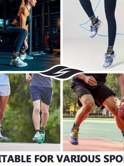 Copper Compression Ankle Sleeves for Sports