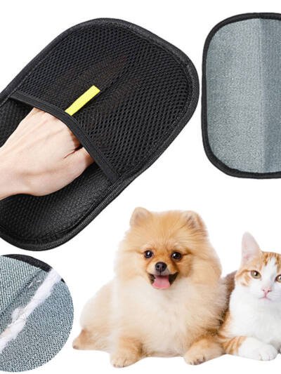 Pet Hair Remover Mitt Pet Gloves Deshedding Brush Glove For Dog Cat