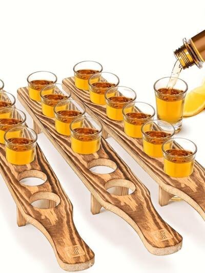 Three-piece Wine Glass Rack Set, Countertop Organizer, Practical