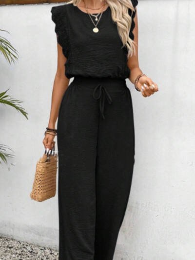 Sleeveless Vest Trousers Advanced Two-piece Set For Women