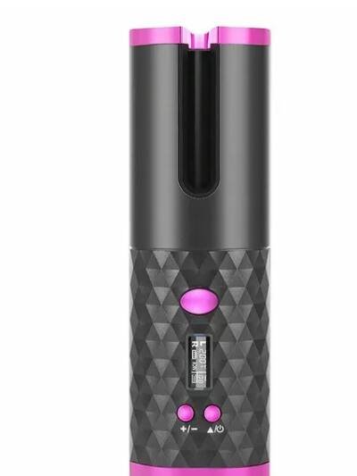 Hair Curler LCD Cordless Auto Rotating Waver Curling Iron Ceramic Wireless USA