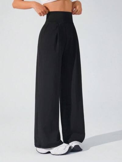 Ladies' Slimming High-Waisted Straight Pants