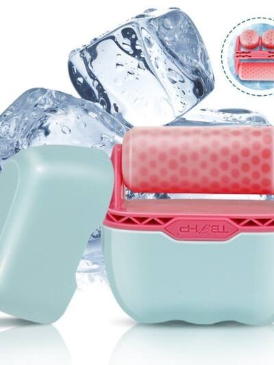 2In1 Dual Head Handheld Ice Roller For Face, Facial Cooling Massager