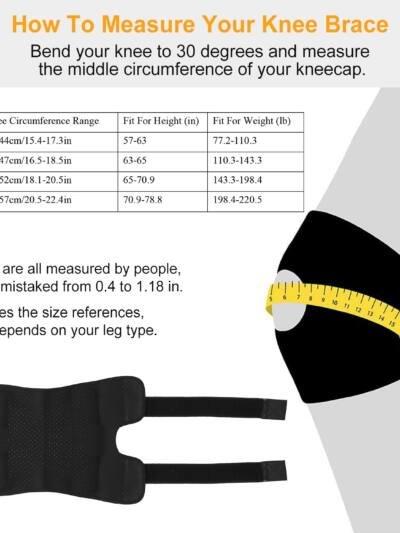 Adjustable Compression Knee Brace for Sports