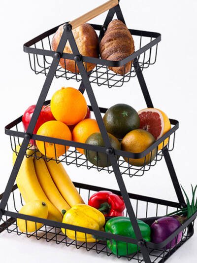 Kitchen Multi-functional Vegetable And Fruit Storage Rack
