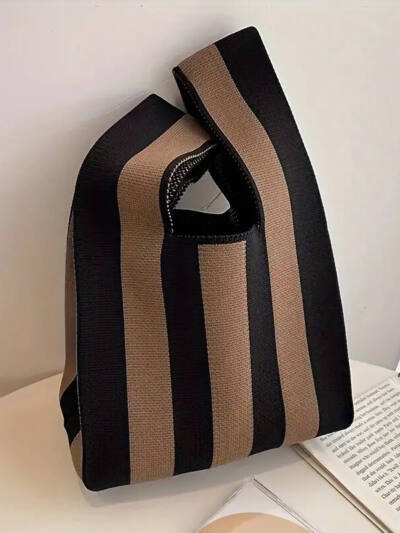 Only Self Pickup---Handbag Women's Knitted Wool Bucket Bag Versatile