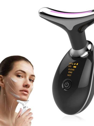 Neck Face Massager Sculpting Tool 3 Colour Modes And Vibration For