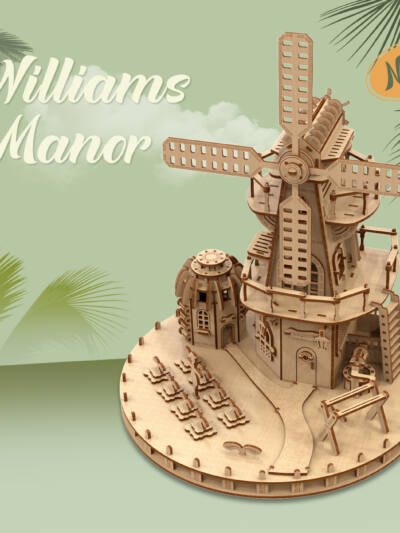 Fashion Simple Williams Manor Shape Puzzle Toys