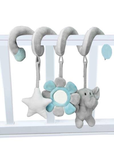 Baby Spiral Stroller & Crib Hanging Plush Toy