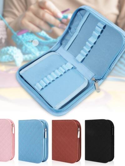 Crochet Knitting Tool Multi-layer Storage Bag