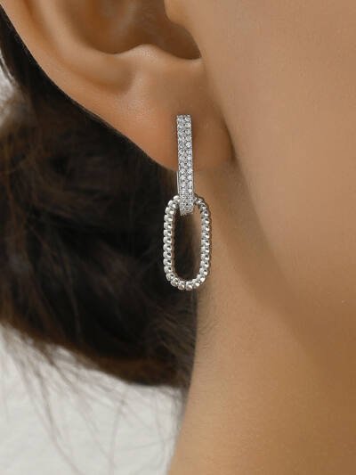 Fashion OL Sweet Cool Girl Earrings Female Simple